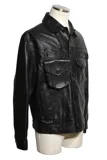 LOUIS VUITTON ルイヴィトン 衣類 レザージャケット メンズ44 ブラック HIL03ETGS