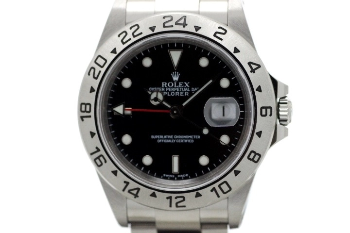 ロレックス ROLEX 16570 K番(2002年頃製造) ブラック メンズ 腕時計