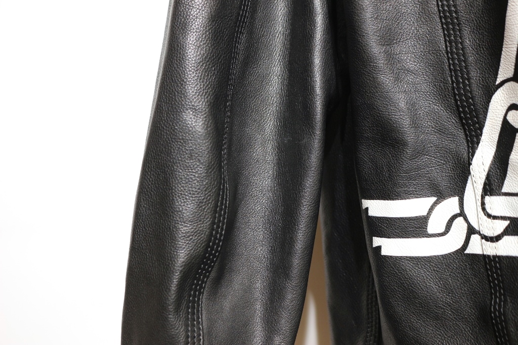 LOUIS VUITTON ルイヴィトン 衣類 レザージャケット メンズ44 ブラック