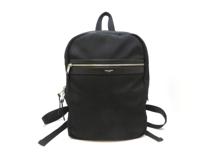 SAINT LAURENT　サンローラン　シティ　バックパック　533232　ブラック　キャンバス/レザー【430】2148103776489