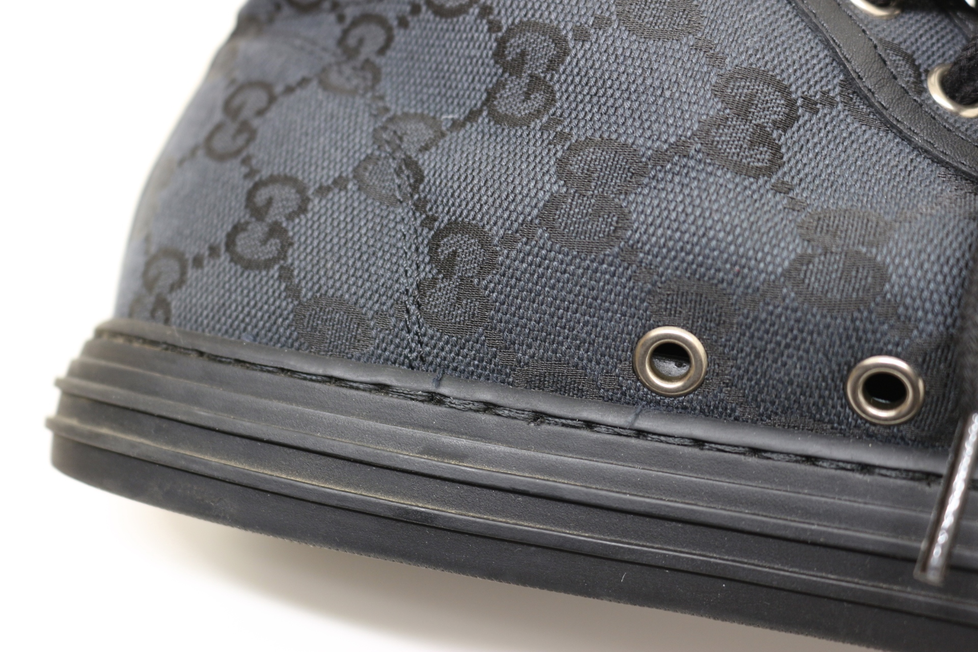 GUCCI グッチ ハイカット スニーカー キャンバス ファブリック GUCCI グッチ ハイカット スニーカー キャンバス ファブリック