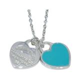 TIFFANY＆CO　ティファニー　リターントゥティファニー　ブルーダブル　ハートタグ　ネックレス　シルバー　SV　約3.2g　2148103847417【208】