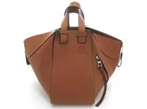 LOEWE ロエベ ハンモックバッグ スモール 2WAY ショルダーバッグ クラシックカーフ タン【473】