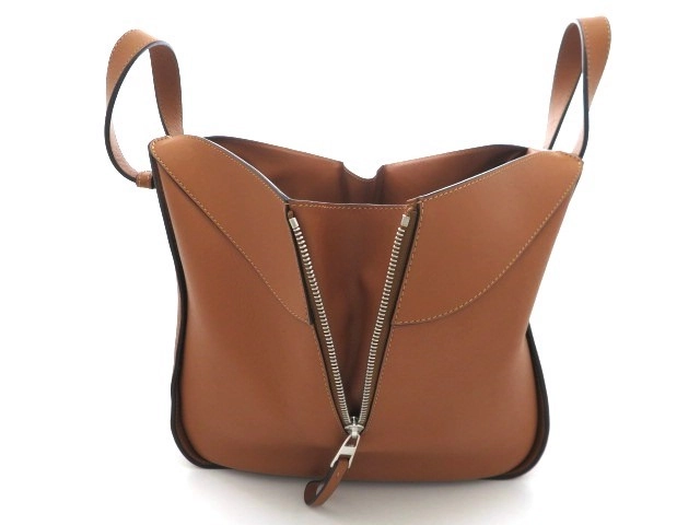 LOEWE ロエベ ハンモックバッグ スモール 2WAY ショルダーバッグ クラシックカーフ タン【473】
