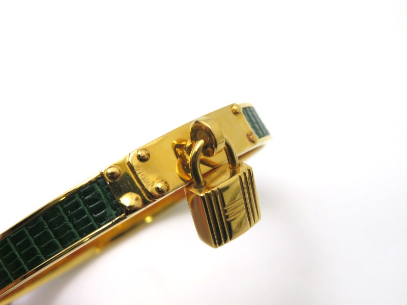 HERMES エルメス ケリーバングル ブレスレット リザード