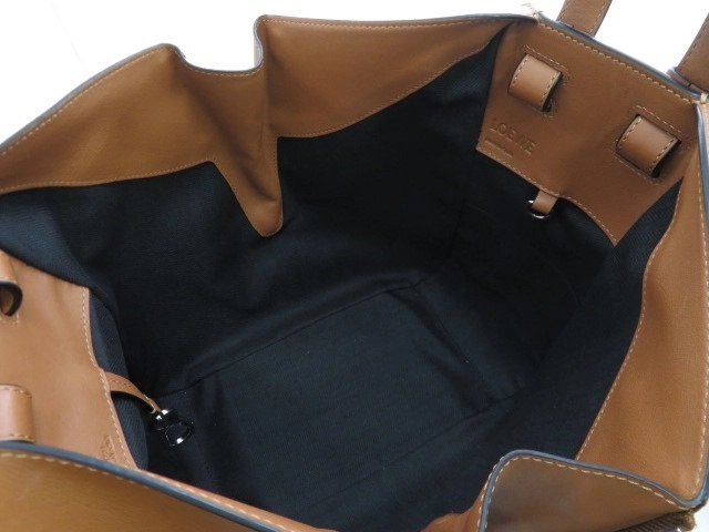 LOEWE ロエベ ハンモックバッグ スモール 2WAY ショルダーバッグ クラシックカーフ タン【473】