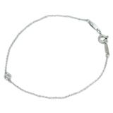 TIFFANY＆CO　ティファニー　バイザヤード　ブレスレット　シルバー　SV　1PD　1粒ダイヤ 　約0.9g　2148103847561【208】