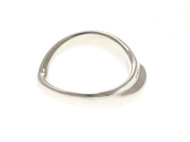 TIFFANY&CO ティファニー オープンハート リング 10号 シルバー