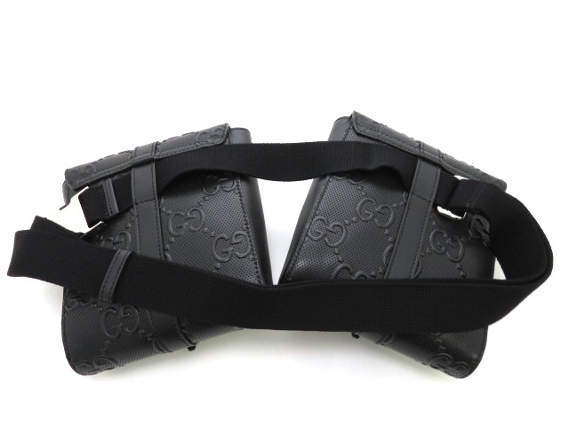 大黒屋ECサイト・店頭限定】GUCCI グッチ GGエンボス ウエストバッグ W