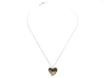 TIFFANY＆CO ティファニー ジュエリー ネックレス カーブドハート ペンダント 925 シルバー 4.0g【473】