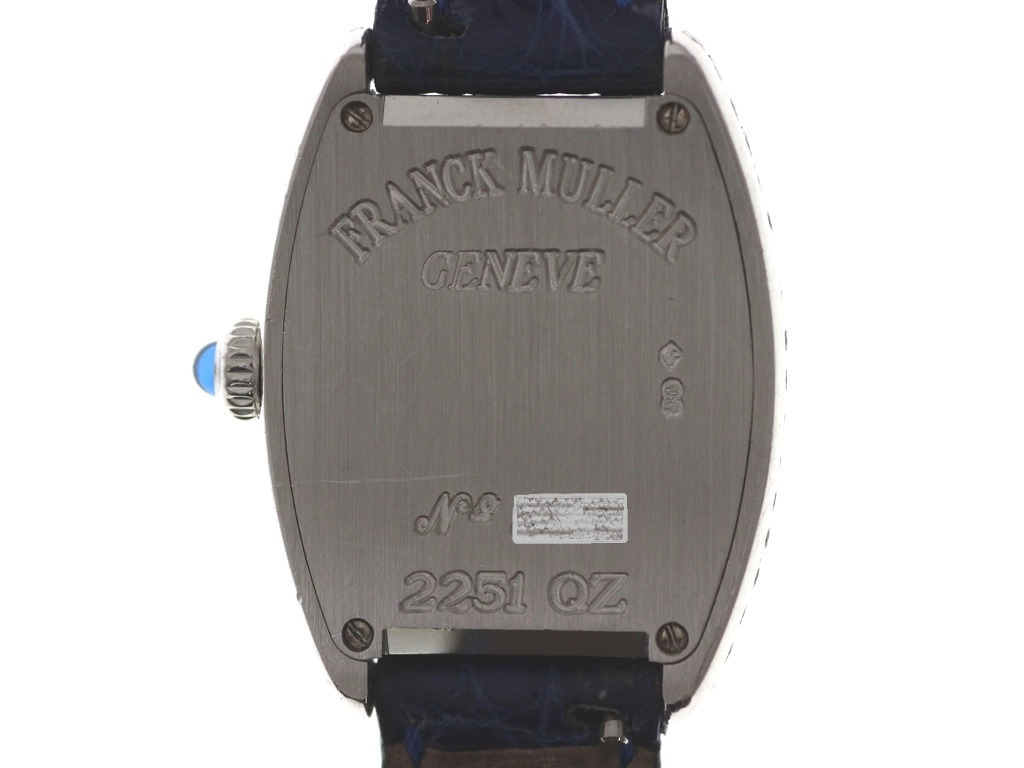 SELECTION アフターダイヤモンド加工 トノウ カーベックス シルバー文字盤 K18ホワイトゴールド クォーツ【472】SJ