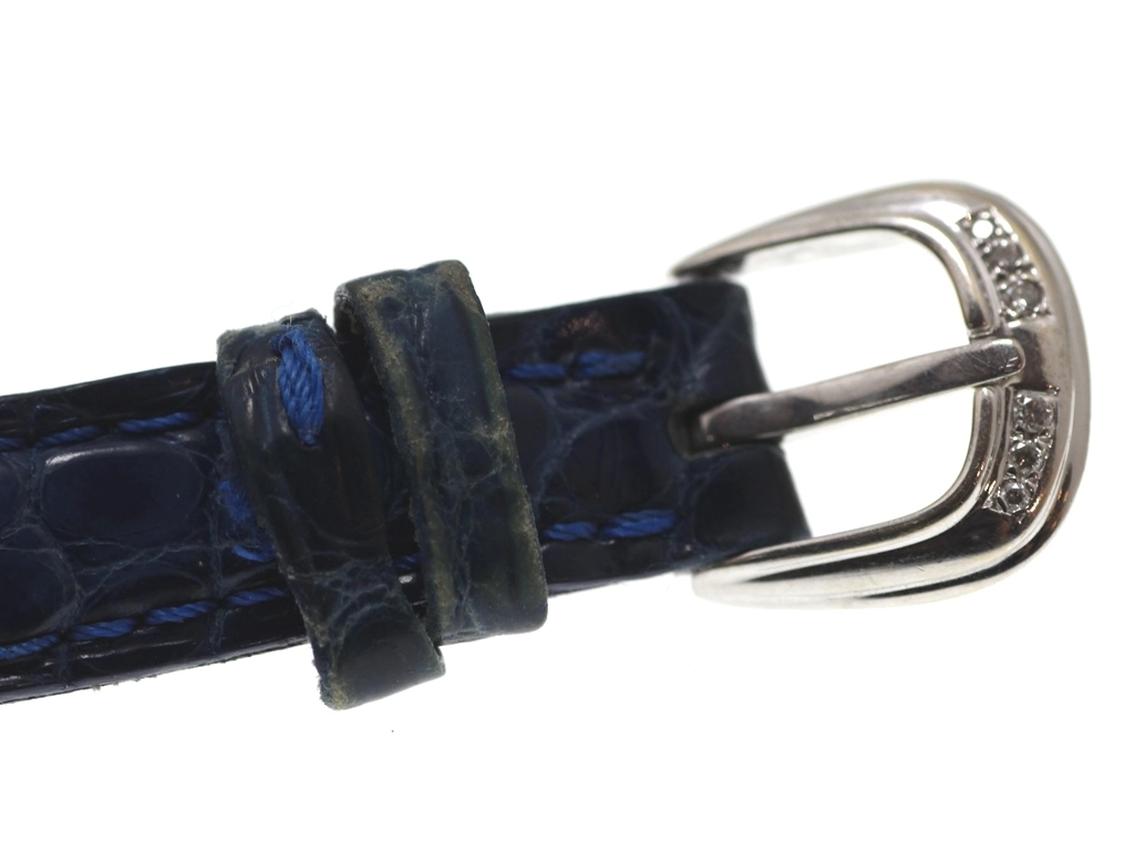 SELECTION アフターダイヤモンド加工 トノウ カーベックス シルバー文字盤 K18ホワイトゴールド クォーツ【472】SJ