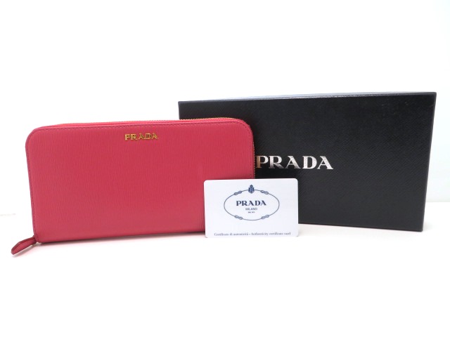 PRADA ピンク　長財布 Amazon | [Prada] [プラダ] 長財布 サフィアーノマルチカラー
