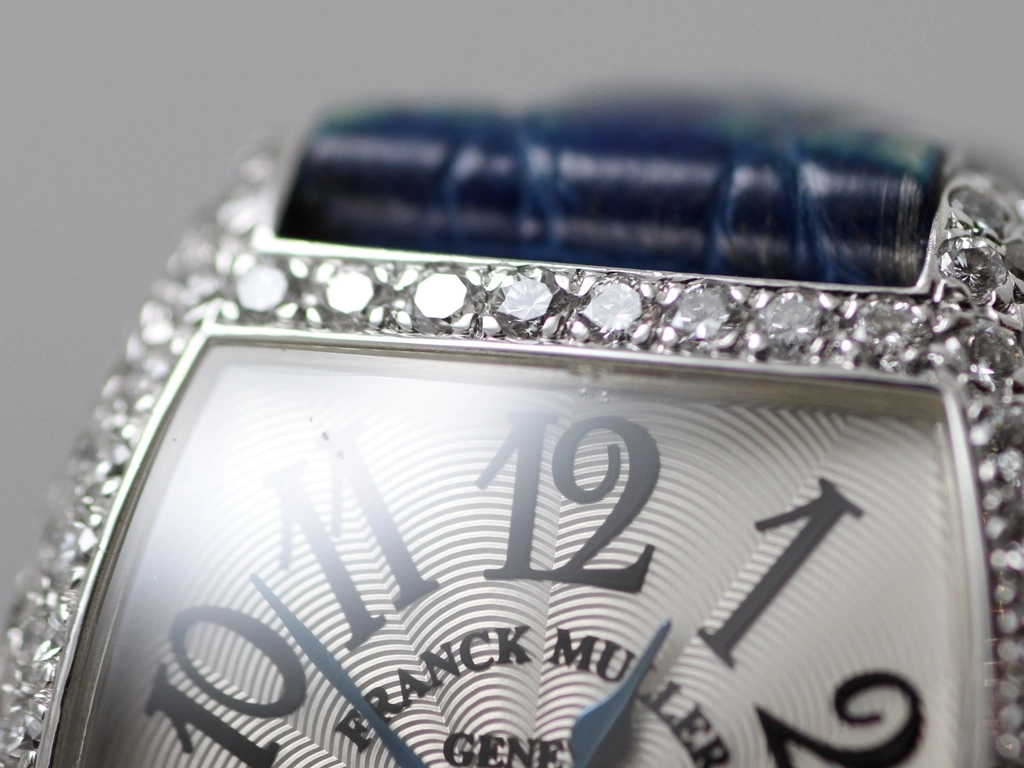 SELECTION アフターダイヤモンド加工 トノウ カーベックス シルバー文字盤 K18ホワイトゴールド クォーツ【472】SJ