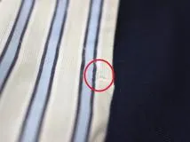 LOUIS VUITTON ルイ・ヴィトン 衣類 バックプリントスタジアムジャンパー メンズ46 ネイビー/ホワイト ウール HEB15WECZ (2120500250014) 【200】