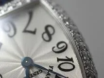 SELECTION アフターダイヤモンド加工 トノウ カーベックス シルバー文字盤 K18ホワイトゴールド  クォーツ【472】SJ