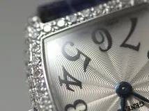 SELECTION アフターダイヤモンド加工 トノウ カーベックス シルバー文字盤 K18ホワイトゴールド  クォーツ【472】SJ