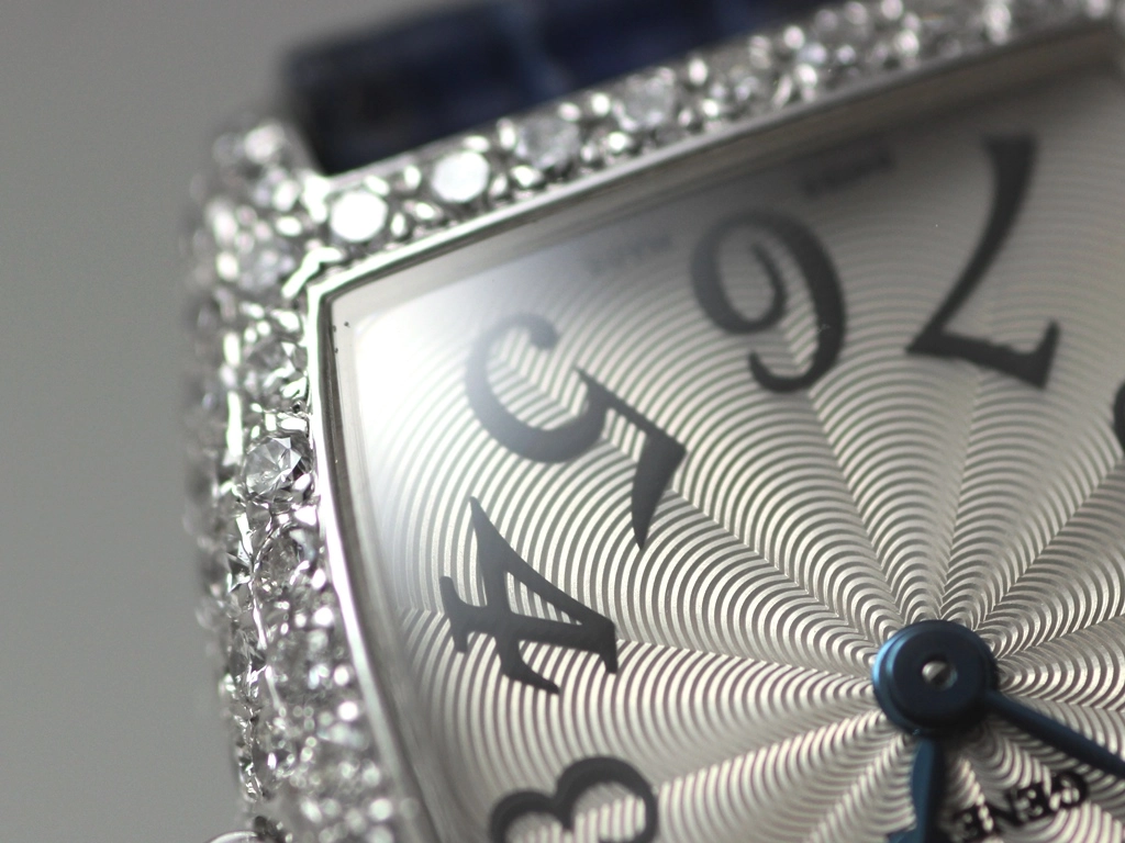 SELECTION アフターダイヤモンド加工 トノウ カーベックス シルバー文字盤 K18ホワイトゴールド クォーツ【472】SJ