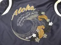 LOUIS VUITTON ルイ・ヴィトン 衣類 バックプリントスタジアムジャンパー メンズ46 ネイビー/ホワイト ウール HEB15WECZ (2120500250014) 【200】