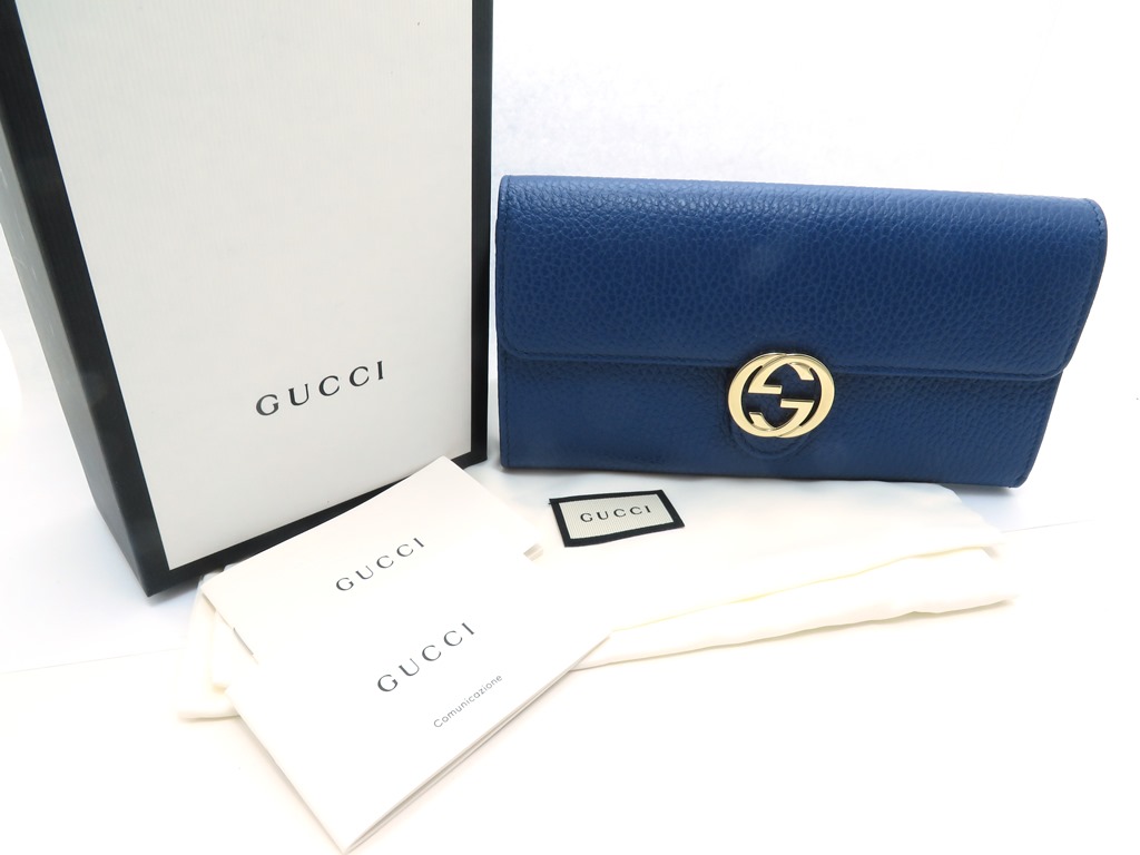 GUCCI グッチ インターロッキングG 615524 二つ折り長財布