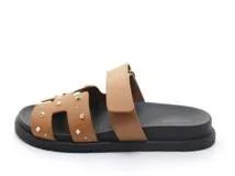 HERMES エルメス 靴 スタッズシプレサンダル レディース37.5(24