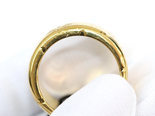 Louis Vuitton ルイヴィトン シグネットリング モノグラム/GP メッキ