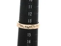 TIFFANY＆CO ティファニー ジュエリー 指輪 1837ナロー リング ローズゴールドプレート メタル 14号 4.4g【473】