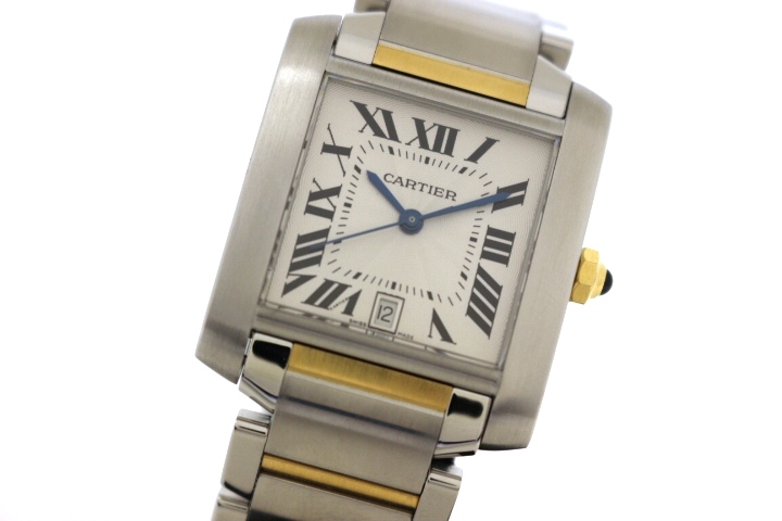 Cartier カルティエ 時計 タンクフランセーズLM W51005Q4 シルバー文字 