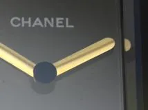 CHANEL シャネル 腕時計 プルミエールS H0001 ゴールドプレーテッド/社外革ベルト ブラック文字盤 クォーツ【472】UH