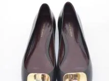 TORY BURCH トリーバーチ 靴 バレエシューズ レディース7.5(約24.5cm) ブラック レザー 154077 (2120500264912) 【200】