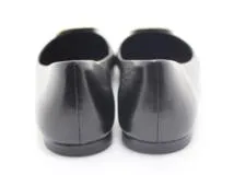 TORY BURCH トリーバーチ 靴 バレエシューズ レディース7.5(約24.5cm) ブラック レザー 154077 (2120500264912) 【200】