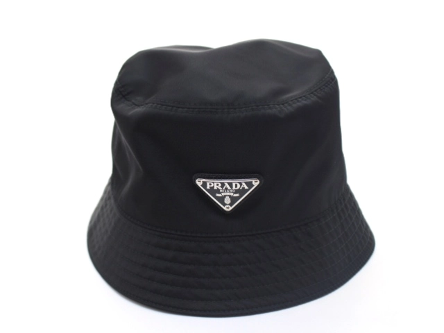PRADA プラダ 帽子 Re-Nylonバケットハット レディースM