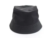 PRADA プラダ 帽子 Re-Nylonバケットハット レディースM ブラック