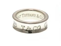 TIFFANY&CO ティファニー ジュエリー 指輪 1837 リング 925 シルバー 7.5号 6.7g【473】