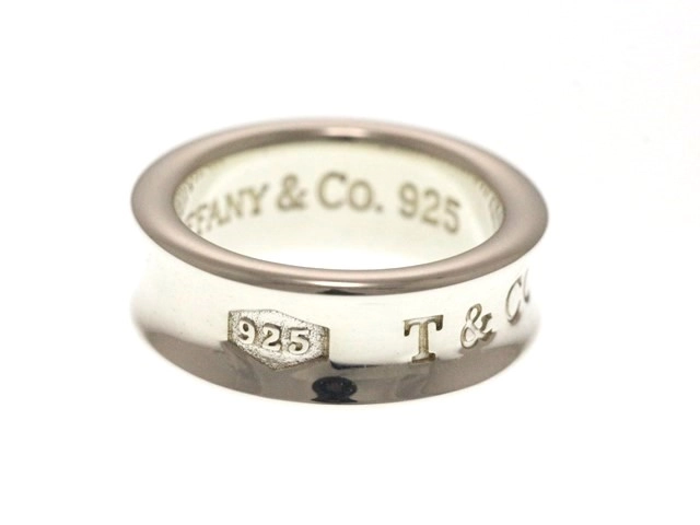 TIFFANY&CO ティファニー ジュエリー 指輪 1837 リング 925 シルバー 7.5号 6.7g【473】