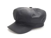 PRADA プラダ 帽子 Re-Nylonトライアングルロゴ キャスケット レディースM ブラック ナイロン 1HC551 2DMI (2147100565218) 【200】