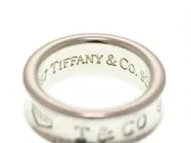 TIFFANY&CO ティファニー ジュエリー 指輪 1837 リング 925 シルバー 7.5号 6.7g【473】
