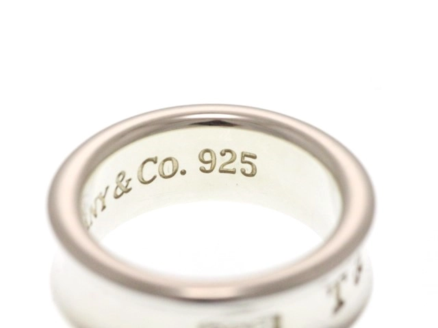 TIFFANY&CO ティファニー ジュエリー 指輪 1837 リング 925 シルバー 7.5号 6.7g【473】