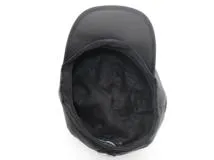 PRADA プラダ 帽子 Re-Nylonトライアングルロゴ キャスケット レディースM ブラック ナイロン 1HC551 2DMI (2147100565218) 【200】