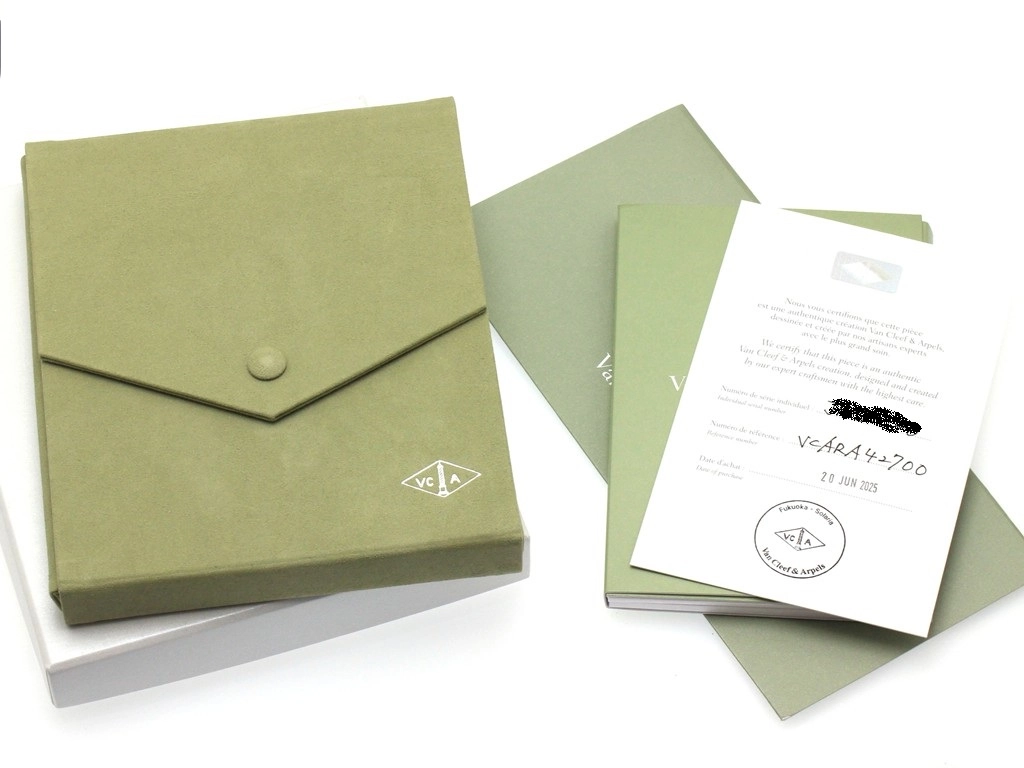 Van Cleef & Arpels ヴァンクリーフ&アーペル ヴィンテージアルハンブラ ネックレス VCARA42700 K18YG/10Pオニキス 2025年正規品【472】SJ