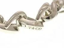 TIFFANY&CO ティファニー ジュエリー フォージ ミディアム リンク ブレスレット 925 シルバー 38.3g【473】