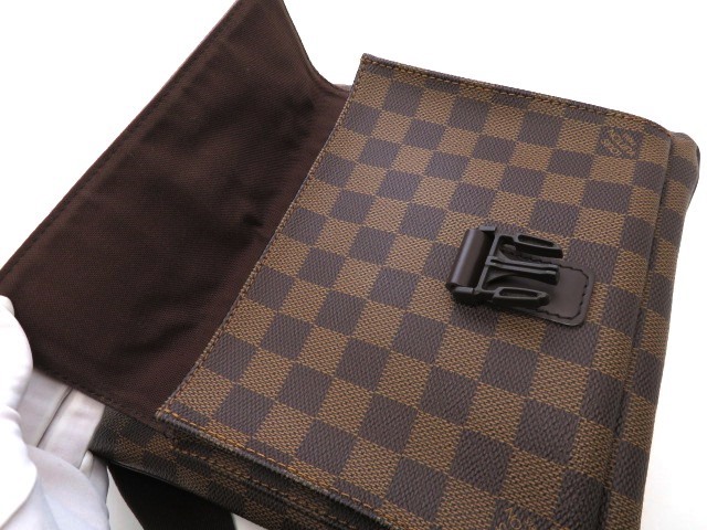 驚きの価格 LOUIS VUITTON N51127【473】 ダミエ ポシェットメル ...