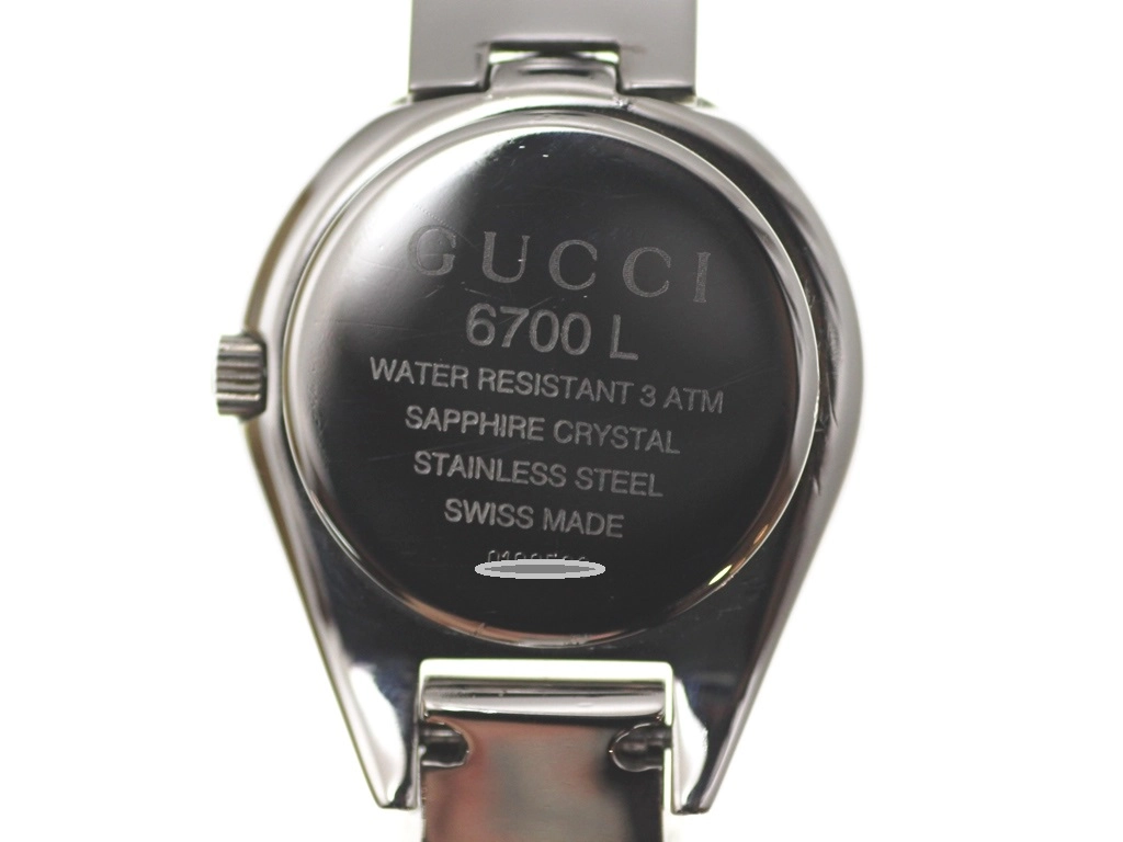 GUCCI グッチ 腕時計 6700L YA067504  ステンレス シルバー文字盤 クォーツ【472】EY