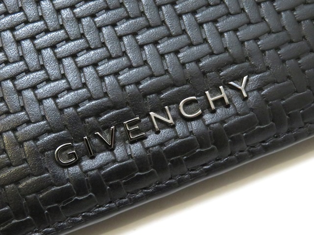 GIVENCHY ジバンシー 二つ折り長財布　ブラック レザー BK6098K1MM 001【472】2143000653444