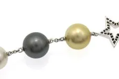 JEWELRY ノンブランドジュエリー ネックレス K18ホワイトゴールド  パール10.5～12ｍｍ/ダイヤモンド【472】SJ