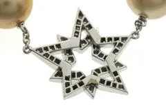 JEWELRY ノンブランドジュエリー ネックレス K18ホワイトゴールド  パール10.5～12ｍｍ/ダイヤモンド【472】SJ