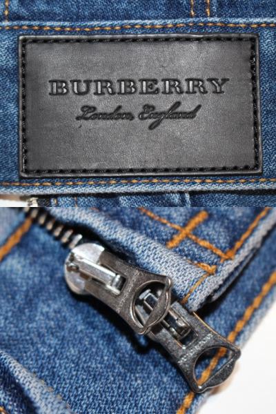 美品本物バーバリーBurberry上質コットンデニムジャケット♫40サイズ IMG_7970_OpMZWKY.JPG