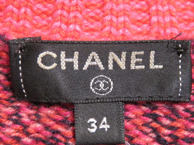 CHANEL シャネル トップス ニット セーター レディース 34 ピンク