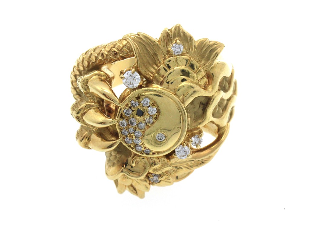 BLOODY MARY ブラッディマリー リング KAI 08X'mas 20号 K18イエロー