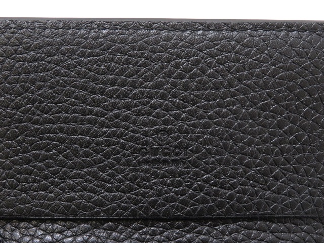GUCCI グッチ 名刺入れ カードケース ブラック レザー【430